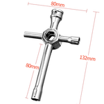 Spark Plug 4-way Cross Socket Wrench Removal Tool for Model Engine - stirlingkit