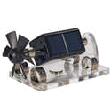 Moteur Solaire à Lévitation - Modèle éducatif Manuel, Rotation 2000 Tr/min, 140x80x60 Mm, ABS - 10