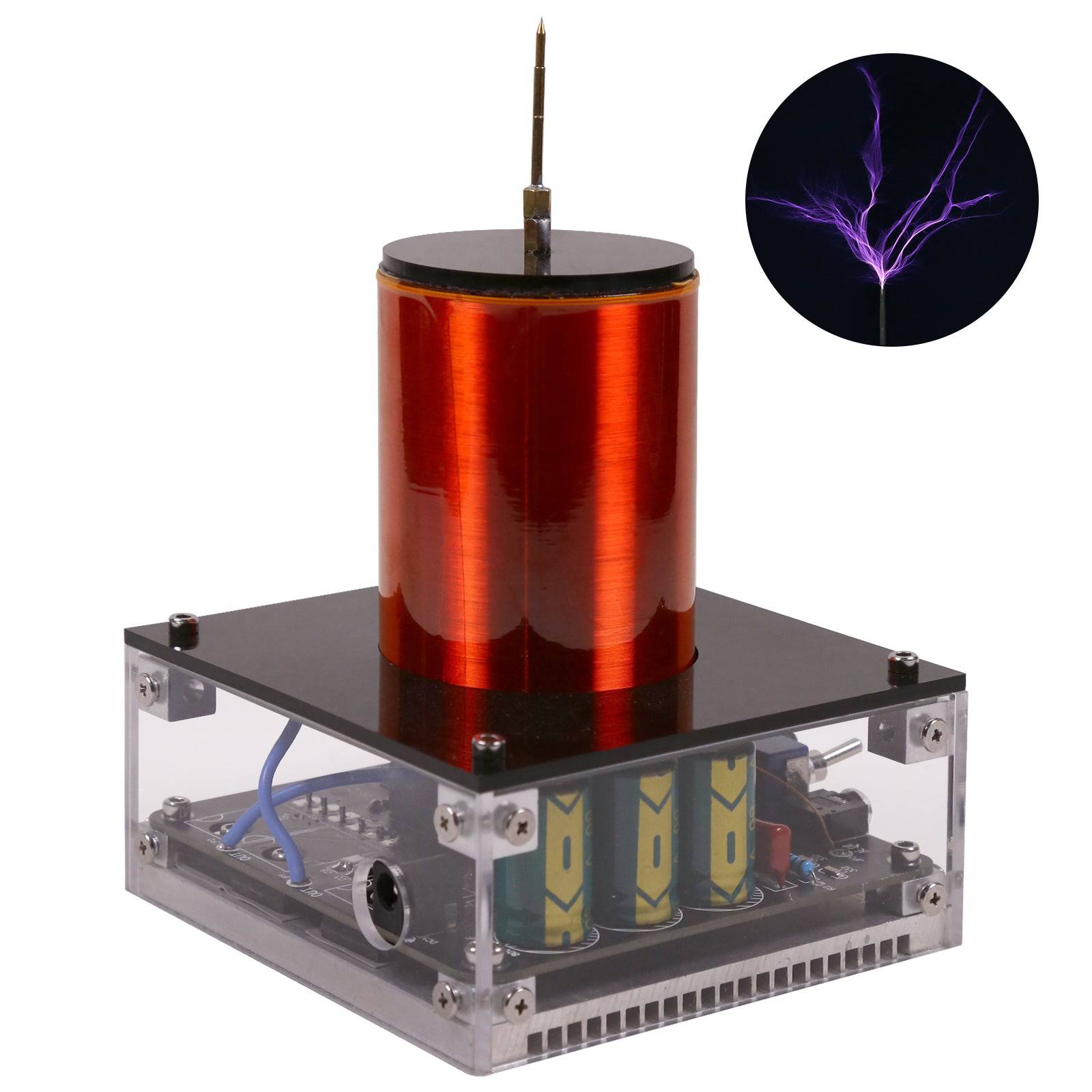 Solid State Tesla Coil 24V SSTC Bausatz komplett, kit, Teslaspule Solid State Tesla Coil 24V SSTC Bausatz komplett, kit, Teslaspule