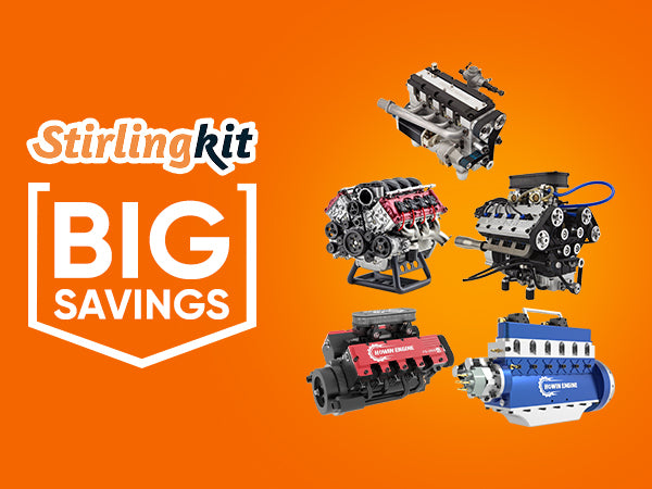 20% Off RC Engine Models Mid-Year Sale 2023 - Stirlingkit