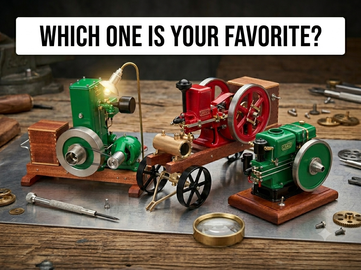 3 New OKMO Mini Engines Coming Soon (Which One’s On Your Wishlist?) |Stirlingkit
