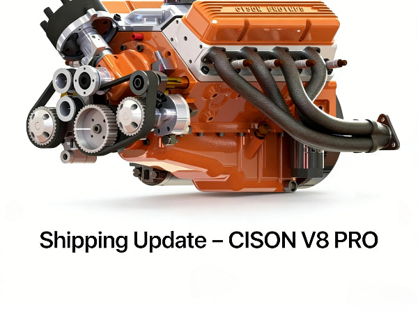 CISON V8 PRO Shipment Update and Apology | Stirlingkit