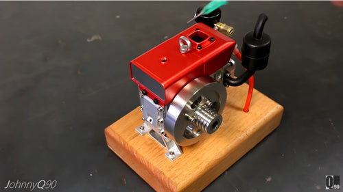 How to Build a Water Pump into Miniature Gasoline Engine? @JohnnyQ90 ...
