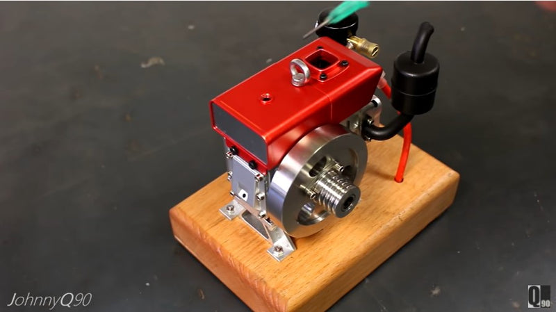 How to Build a Water Pump into Miniature Gasoline Engine? @JohnnyQ90