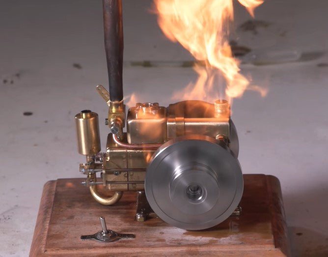 Some Funny Project on the 4 Stroke Petrol Engine M12