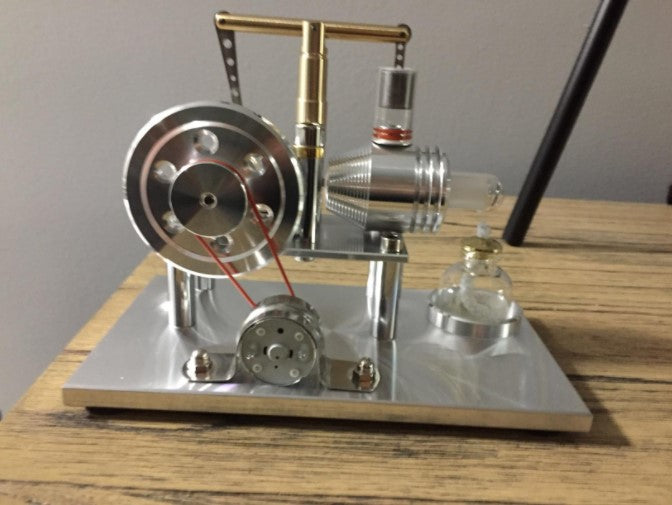 Stirling Engine Kit Hot Air Engine Motor Model Review #stirlingkit