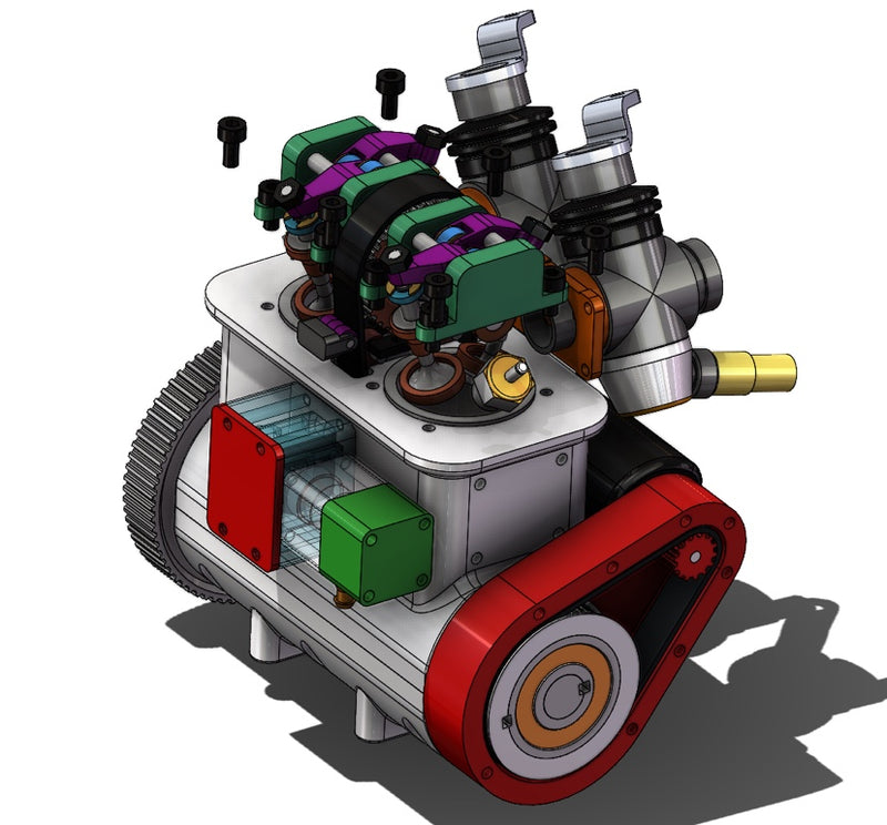 New Two Cylinder Engine, 2 Stroke or 4 Stroke?  | Stirlingkit