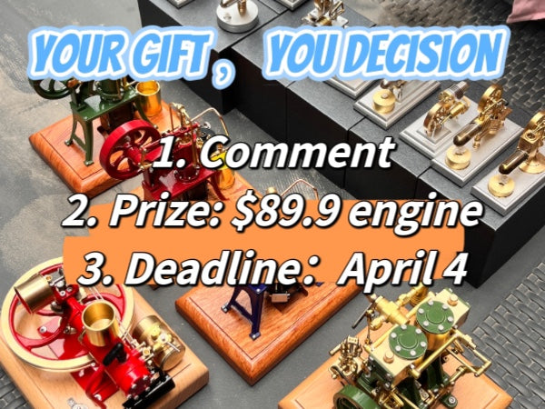 Your Engine Gift, You Decide! Vote Now for a Chance to Win! | Stirlingkit