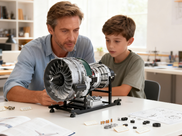 How a Turbofan Engine Model Works — Simplified for Beginners | Stirlingkit