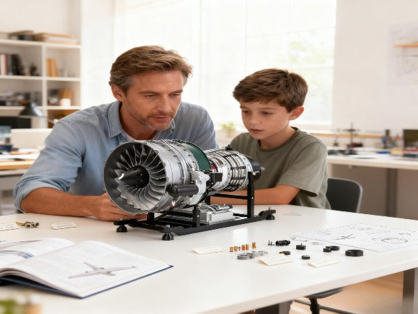 How a Turbofan Engine Model Works — Simplified for Beginners|Stirlingkit