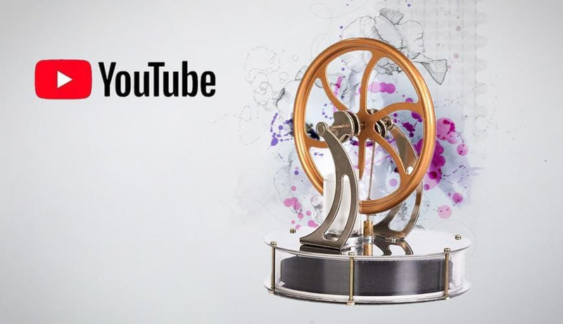 Youtube Review Video About the $29.99 Low Temperature Stirling Engine Model