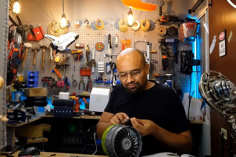 Build your Own DM119 Turbofan Engine Kits with NadaQueHacer | Stirlingkit