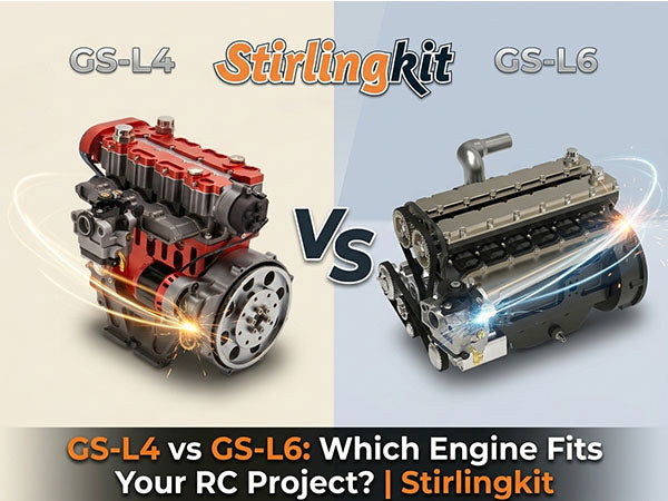 GS-L4 vs GS-L6: Which Engine Fits Your RC Project? | Stirlingkit