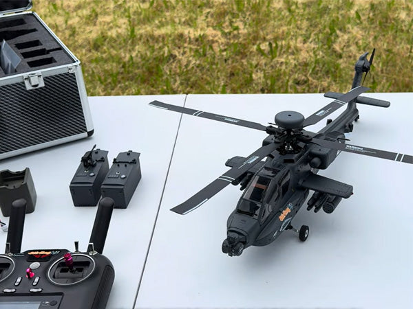 How to Fly the F11S Apache RC Helicopter Flight Tutorial by Rick’s Jets Garage | Stirlingkit