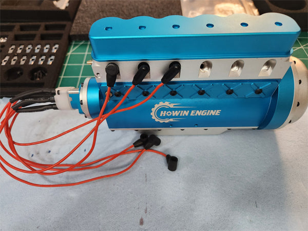 How to Start HOWIN L6-210 21cc Inline Six Four-Stroke Gasoline Engine? | Stirlingkit