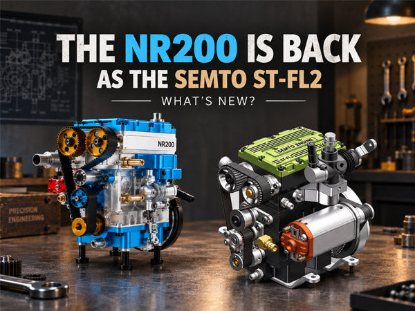 The NR200 Is Back as the SEMTO ST-FL2: What’s New in the 8.6cc 2-cyl Engine | Stirlingkit