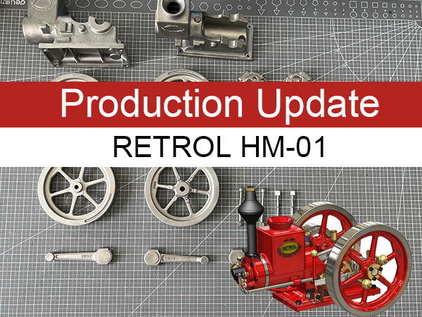Hm01 Engine Production Update on RETROL HM-01 Hit and Miss Engine | Stirlingkit ...