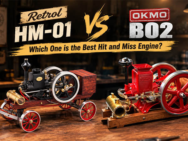Retrol HM-01 vs OKMO B02 Which One is the Best Hit and Miss Engine? | Stirlingkit