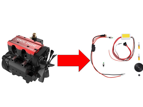 SEMTO 2-Cylinder Engine CDI Ignition System Detailed Guide with New vs. Old Version Comparison | Stirlingkit