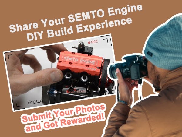 Share Your SEMTO Engine DIY Build Experience: Submit Your Photos and Get Rewarded! | Stirlingkit