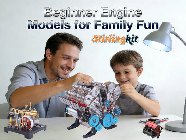 Basic Engine Modles 10 Beginner-Friendly Engine Models for Hands-On Learning | Stirlingkit