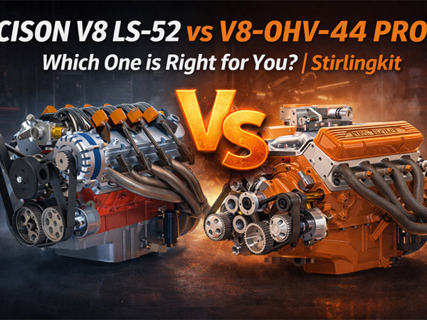 CISON V8 LS-52 vs V8-OHV-44 PRO: Which One is Right for You? | Stirlingkit