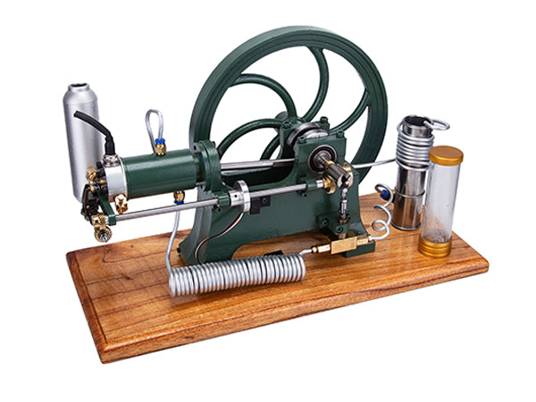 How to Start the Vintage Horizontal Stationary Engine Model?