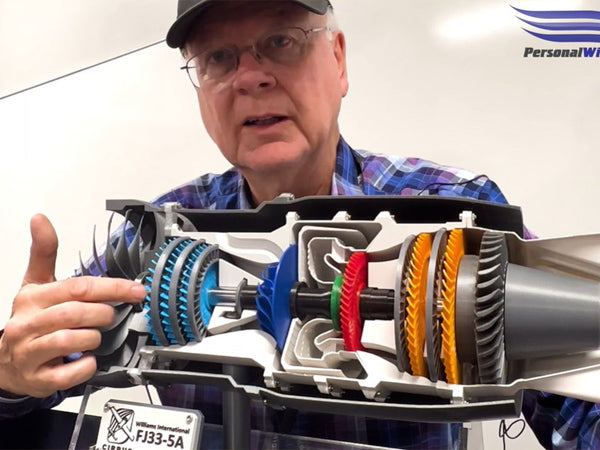Learn How Jet Engines Work with 3D Printed FJ33-5A Engine | Personal Wings