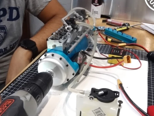 Miniature 21cc 4-stroke 6-cylinder Engine that Really Works | Stirlingkit