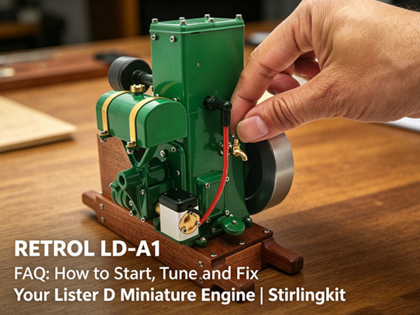 RETROL LD-A1 FAQ: How to Start, Tune and Fix Your Lister D Miniature Engine | Stirlingkit