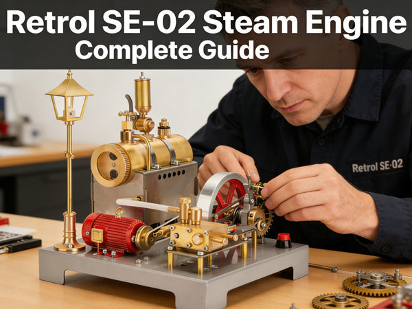 Retrol SE-02 Steam Engine Complete Guide to Purchasing, Assembly, & Maintenance | Stirlingkit
