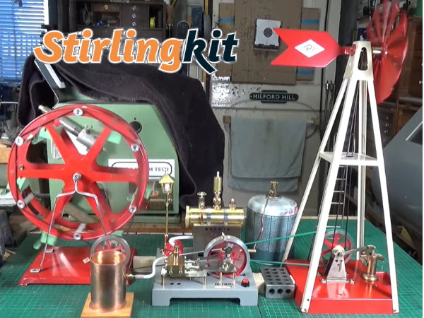 How to Upgrade Your SE-02 Steam Engine with a Gas Burner and a Condenser Pot | Stirlingkit