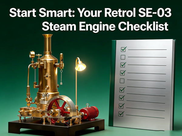 Start Smart: Your Retrol SE-03 Steam Engine Checklist | Stirlingkit