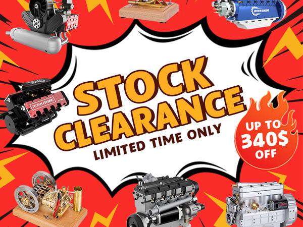 Save Up to 27% OFF on Discount Clearance Model Engines 2023 | Stirlingkit