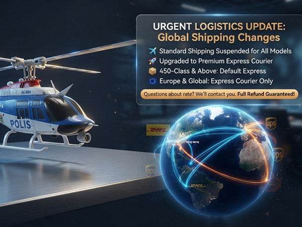 Temporary Shipping Policy & Rate Adjustments for RC Helicopters | Stirlingkit