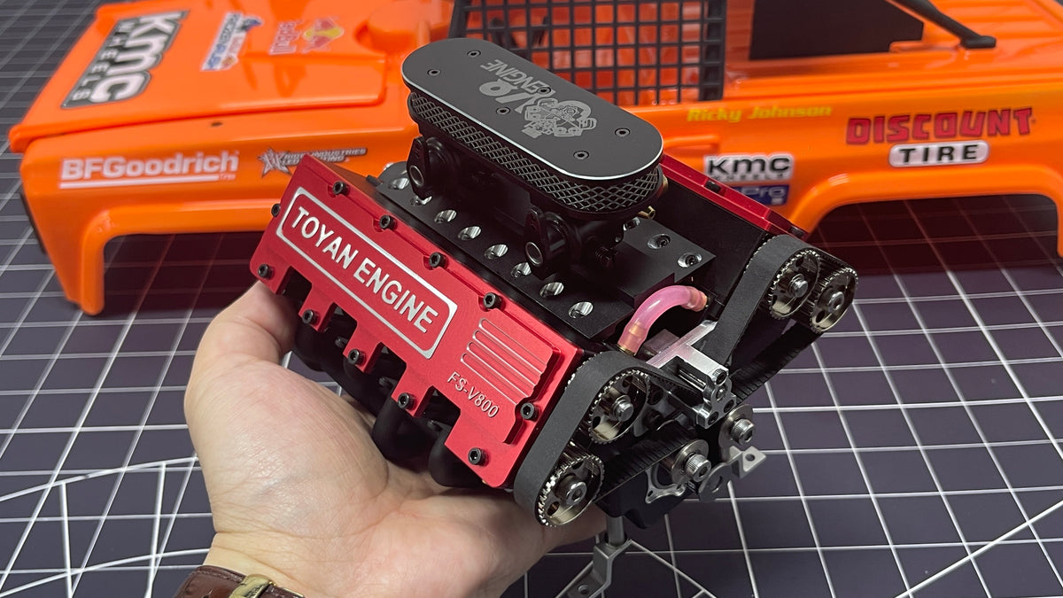 Toyan V8 FS V800 Engine and Sound l Stirlingkit