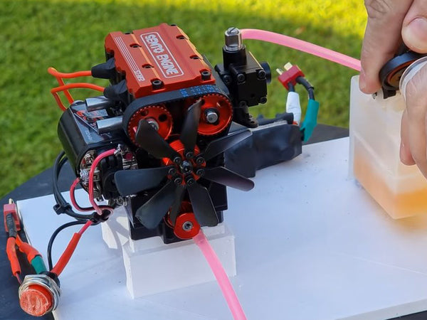 World's Smallest 4 Stroke Working Semto Engine, Assembling & Start up By AliMECH