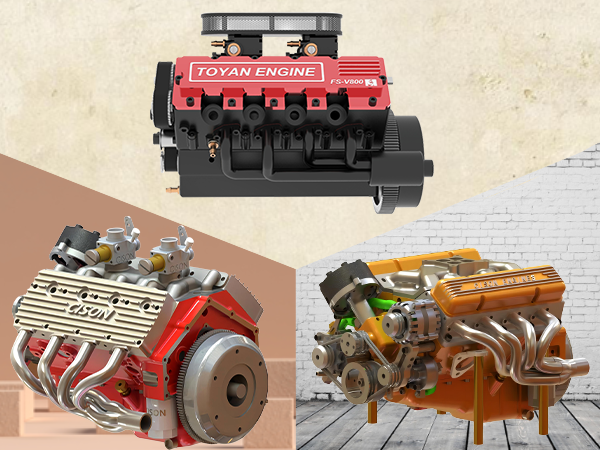 What's the Difference Between Toyan V8 and Cison V8? | Stirlingkit