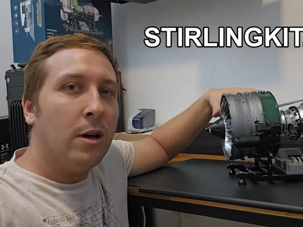 #WhyWeEngine：I Build a Most Expensive Turbofan Engine kit 🤑 Repman22 | Stirlingkit