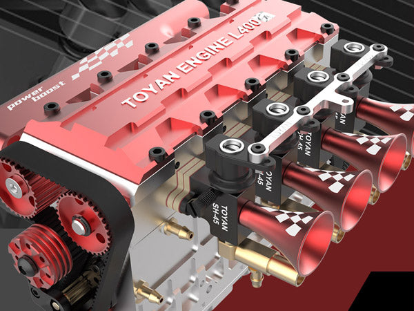 Wow! TOYAN Starts to Make Gas Inline Four Engine Kit FS-L400G Now | Stirlingkit