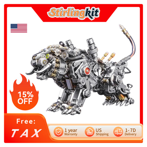 700PCS+ Bengal Tiger 3D Assembly Metal Model Kits - stirlingkit
