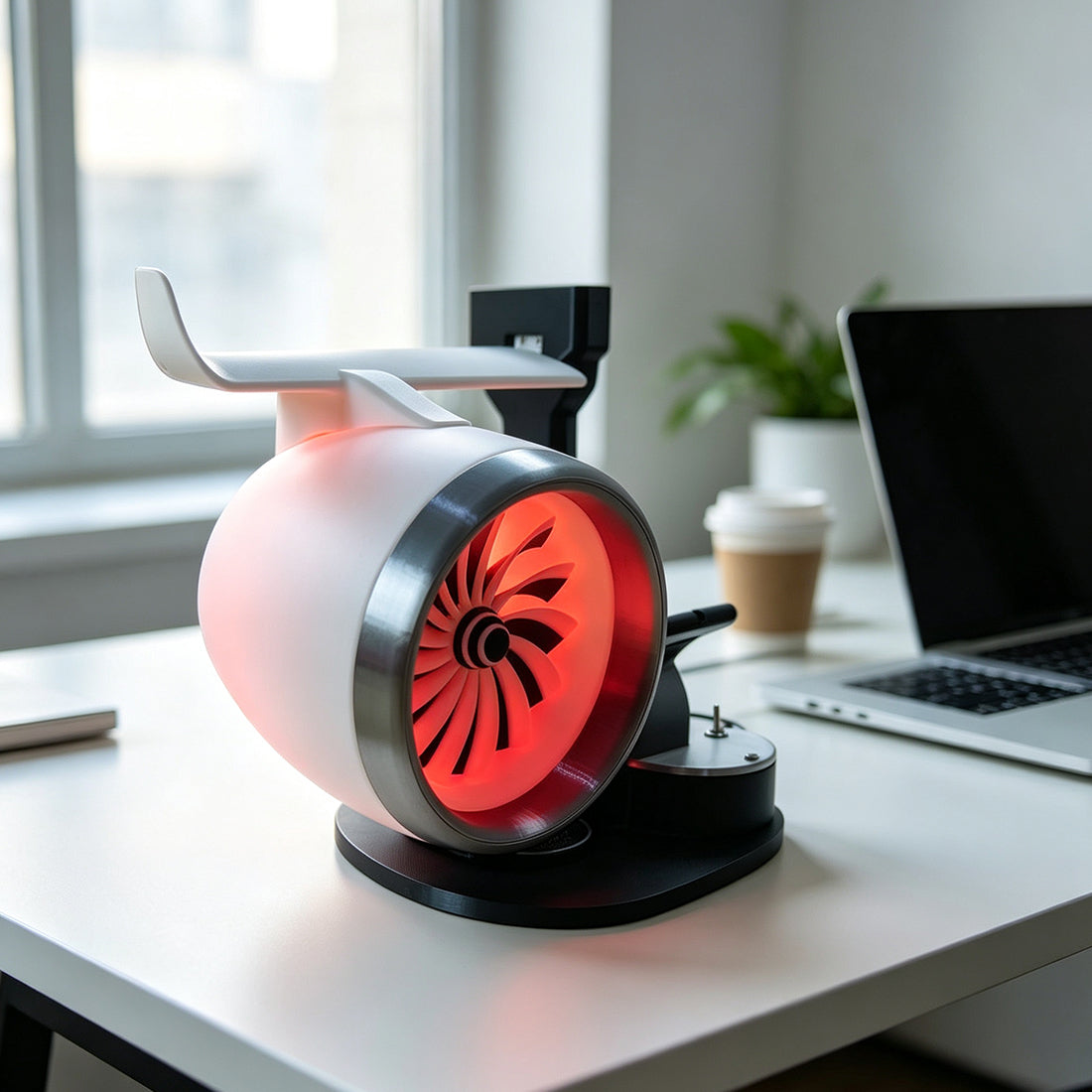 Aircraft Engine Desktop Fan Aviation Gift 5000 RPM