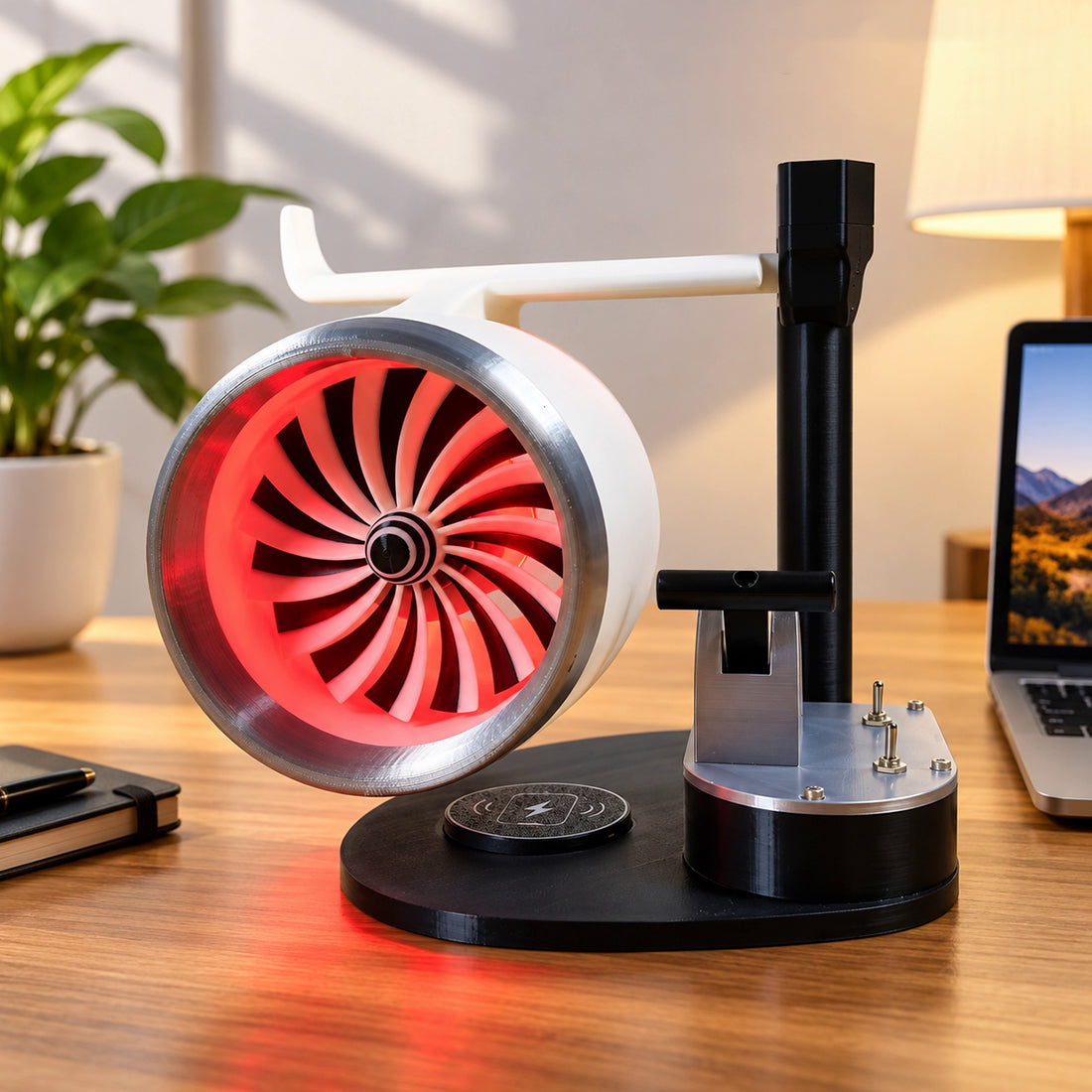 Aircraft Engine Desktop Fan Aviation Gift 5000 RPM