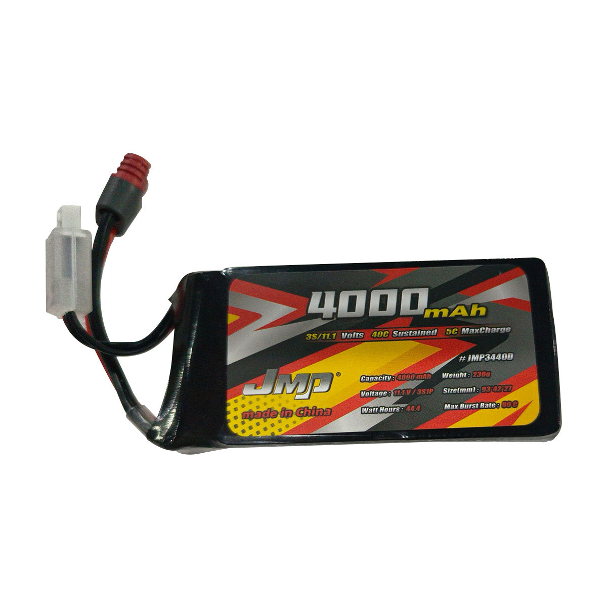 4000mAh 3S 40C T-Plug Lithium Battery for Capo U4 Pipe Frame X Queen Off-Road Climibing Car Model - stirlingkit