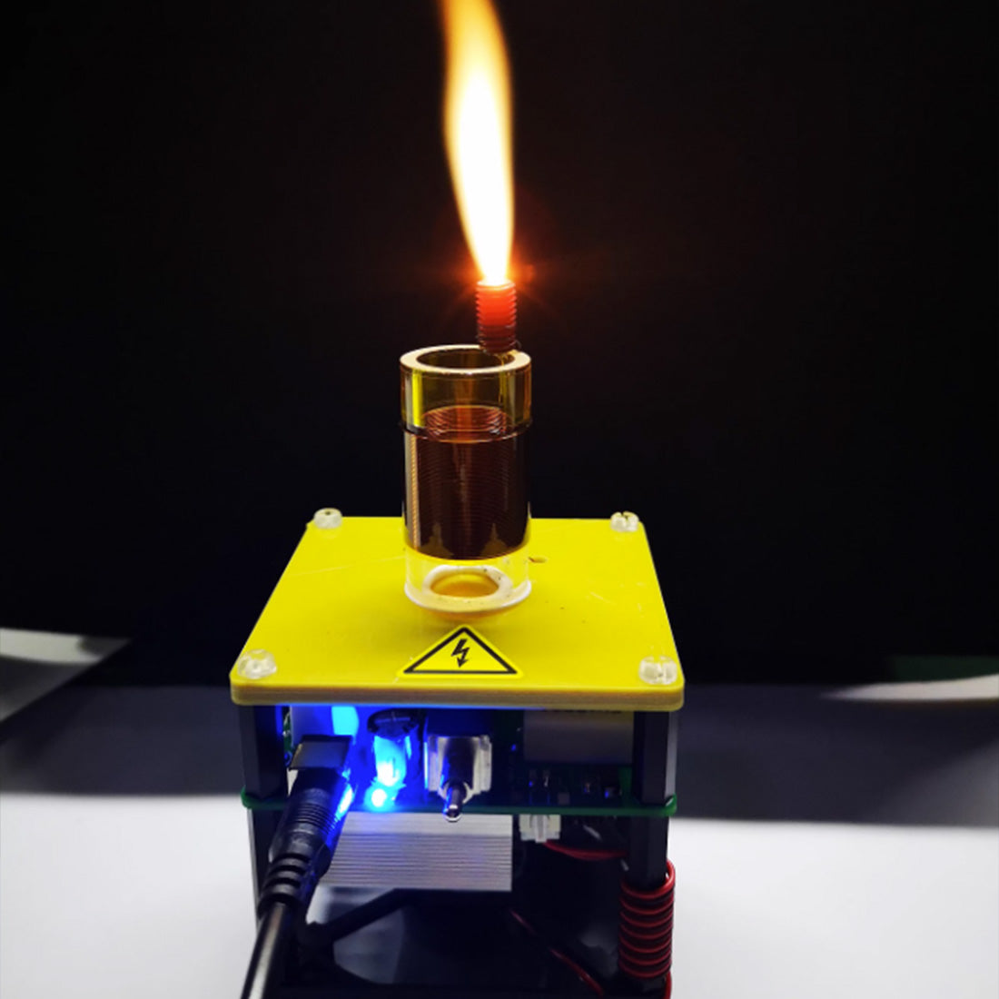 Wireless Power Plasma Candle HFSSTC Tesla Coil - stirlingkit