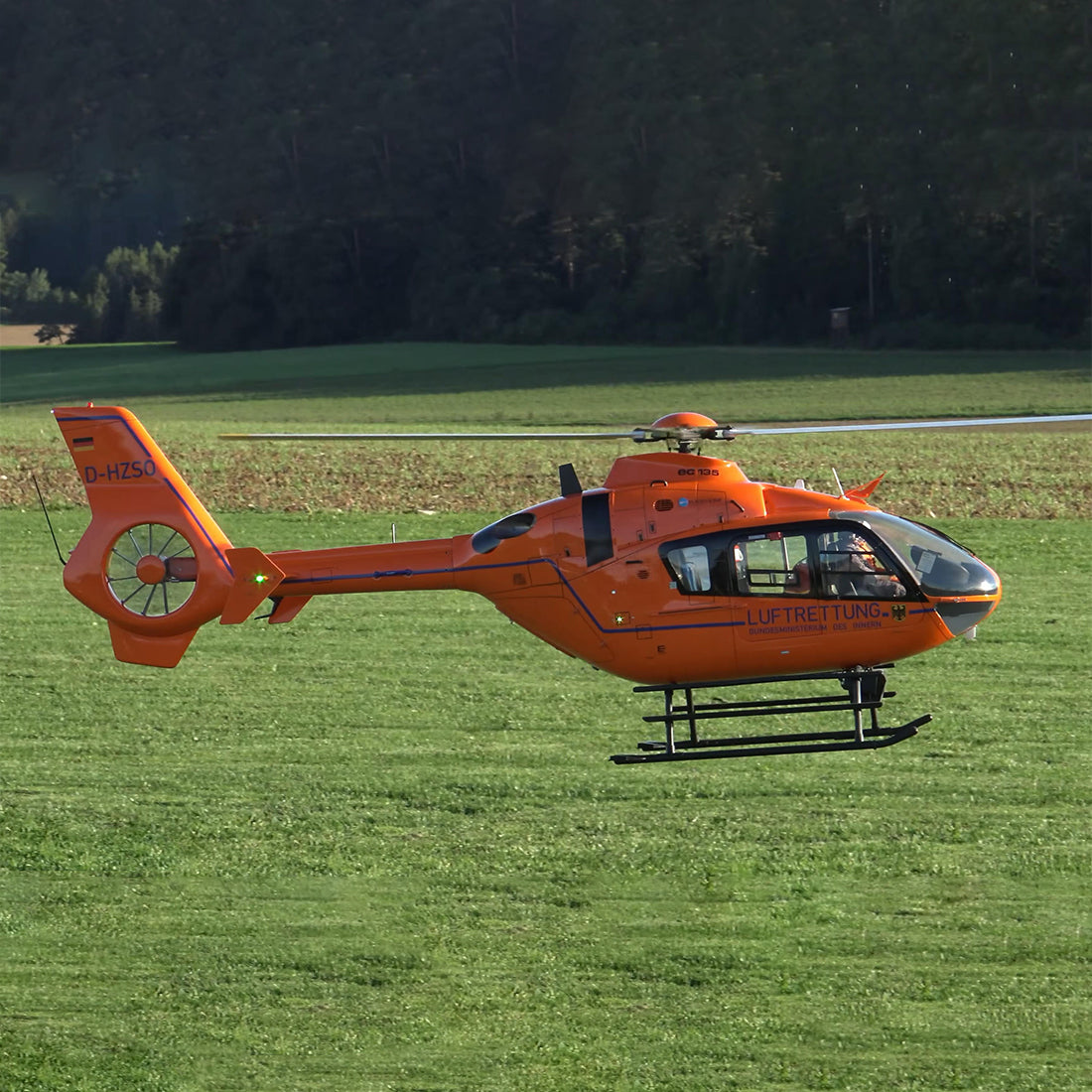 800 Size EC135 GPS RC Helicopter Large Scale Helicopter with H1 PRO Flight Controller RTF - stirlingkit