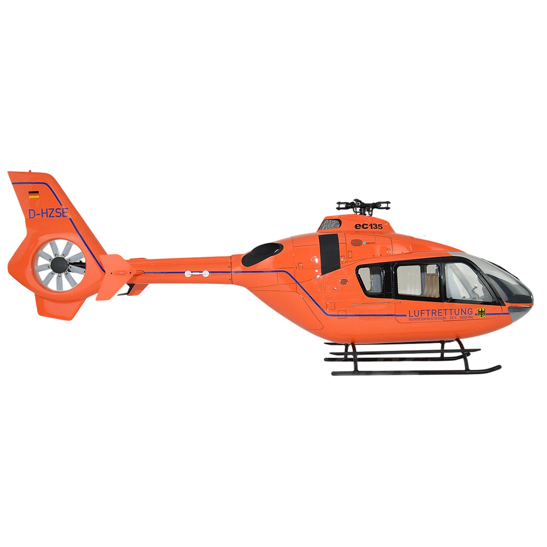 800 Size EC135 GPS RC Helicopter Large Scale Helicopter with H1 PRO Flight Controller RTF - stirlingkit