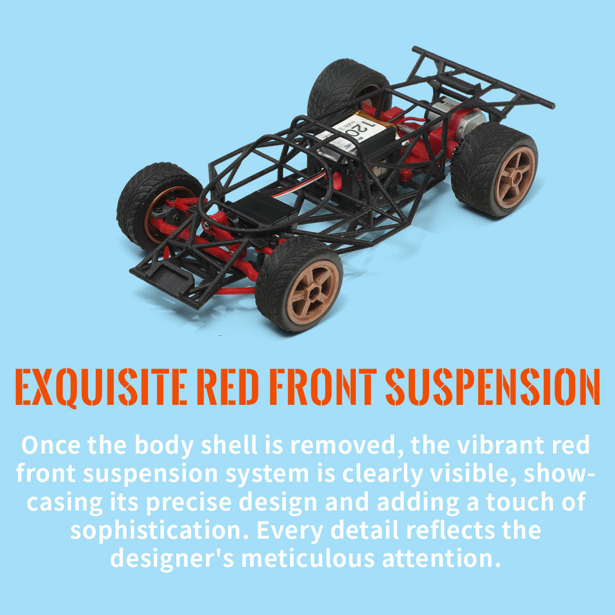 Build Your Own Mini RC Scale Replica Racing Car Model Kits Indoor & Outdoor 1:28 2.4G - stirlingkit