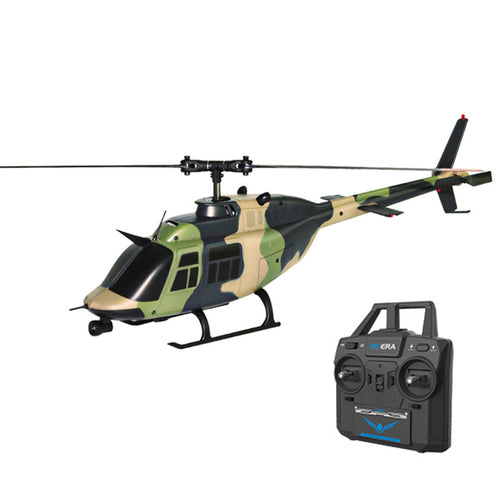 RC ERA C138 206 RC Helicopter 2.4G 6CH 1/33 Scale No Aileron Helicopter with Altitude Hold - stirlingkit