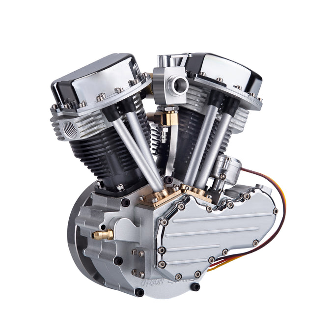 CISON FG-VT9 25cc V-twin V2 Engine Four-stroke Air-cooled Motorcycle RC Gasoline Engine - stirlingkit